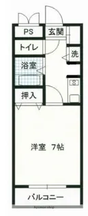 天満フェニックス【211号室】の間取り