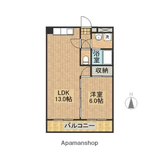 オメガシティ宮崎Ⅰ【503号室】の間取り