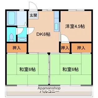 浜田ビル【306号室】の間取り