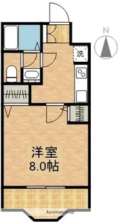 ムツミハイツ恒久【409号室】の間取り