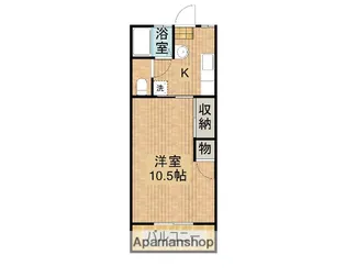 後藤マンション【210号室】の間取り