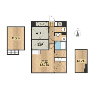 AMOUR LUSSO(アムール ルッソ)【2階】の間取り