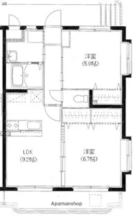 ユーミーコアラ【1階】の間取り