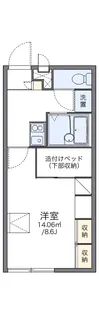 レオパレスグランデ【2階】の間取り
