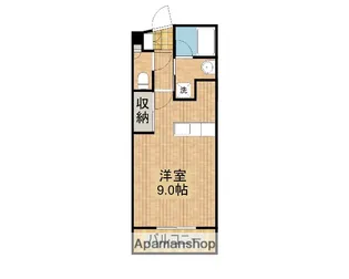 ベアレント【405号室】の間取り