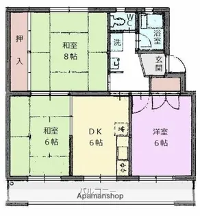 MEハイツ【B103号室】の間取り