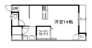 第1ピノキオコーポ東【2階】の間取り