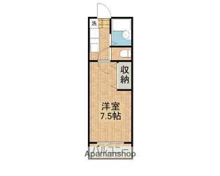 富士マンション【106号室】の間取り