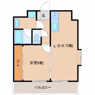 センチュリーコート5番館 芳士【1階】の間取り