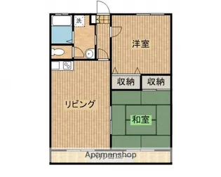 グランドゥールシュウ【203号室】の間取り