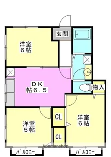 ピュアコート【102号室】の間取り