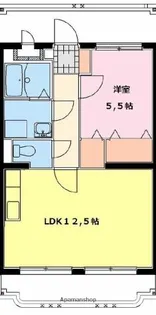 ドルミールYANO【1階】の間取り