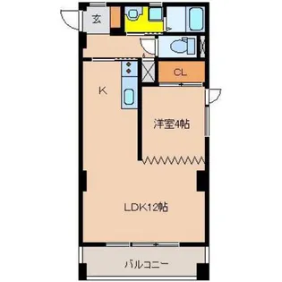 フォレストカーサ【2階】の間取り