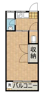 レジデンストピカ【Ⅱ102号室】の間取り