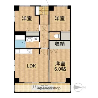 第3サンフローラルハイツ【2階】の間取り