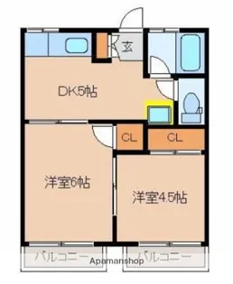 ファーストライフⅣ【101号室】の間取り