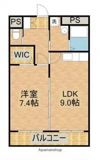 アレグロ【405号室】の間取り