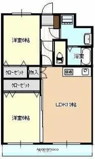 レイクヒルズ【3階】の間取り