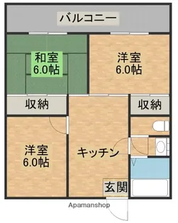 蓮ヶ池ハイム【303号室】の間取り