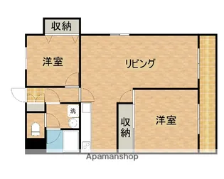 エラン宮崎Ⅰ番館【4階】の間取り