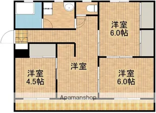 フモトハイツ【3階】の間取り