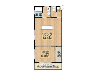 ヴェレッザ恒久【202号室】の間取り