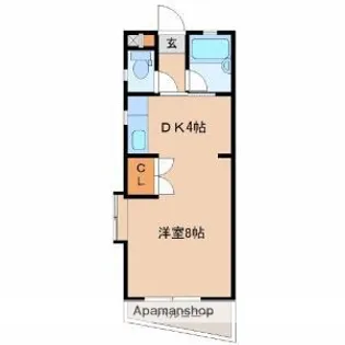 リバーレーン【301号室】の間取り