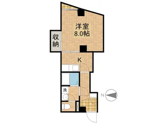 タカマサビル【406号室】の間取り