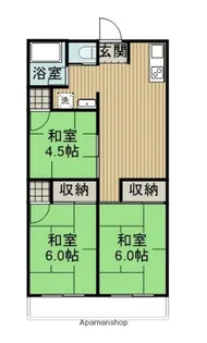 黒川マンション【101号室】の間取り