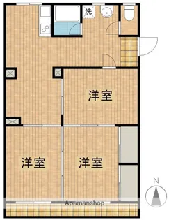 あいらんど檍【202号室】の間取り