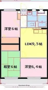 サン・クレール【302号室】の間取り