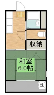 サンコーポ21【207号室】の間取り