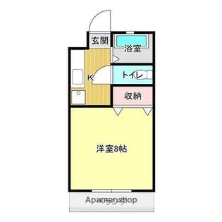 ヴィルセゾンJ3【405号室】の間取り