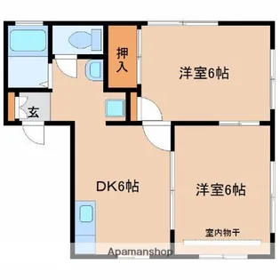 コーポエイアイ【102号室】の間取り