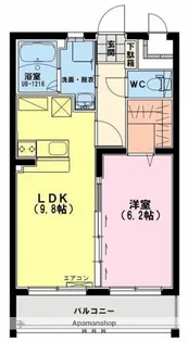 マリア・カーサ【4階】の間取り