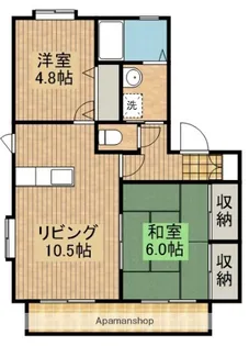 ディアスKANA【101号室】の間取り