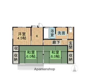 宮崎県宮崎市恒久6丁目【一戸建】の間取り