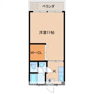 シャインヒルズ【303号室】の間取り