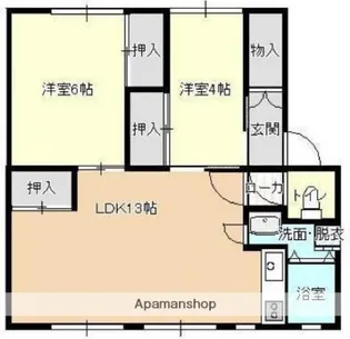 サルヴァトーレ柳丸【402号室】の間取り