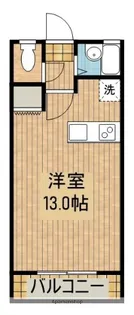 マリンハイツ和田山【201号室】の間取り