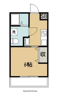 フラット横山【202号室】の間取り