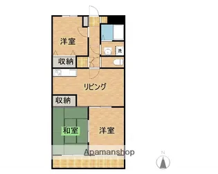 ユーミーハイツ【305号室】の間取り