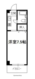 エアリーⅡ【305号室】の間取り