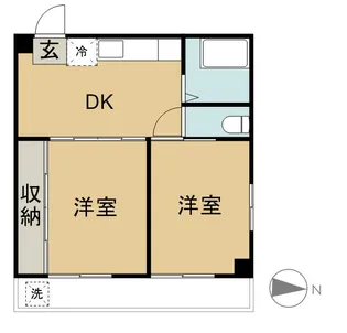 M−STYLE【203号室】の間取り