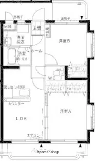 ビブレコート【1階】の間取り