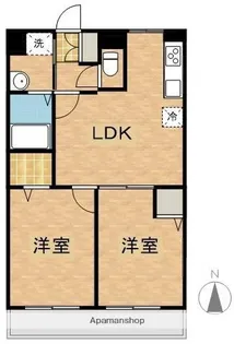 TSグランデ恒久中央【203号室】の間取り