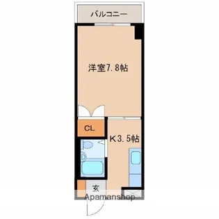 VIVRE鶴島【3階】の間取り