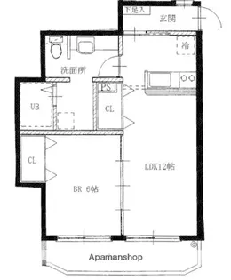 KRONE【302号室】の間取り