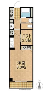 R1−N【403号室】の間取り