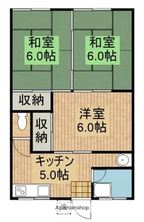 椎谷コーポ【105号室】の間取り